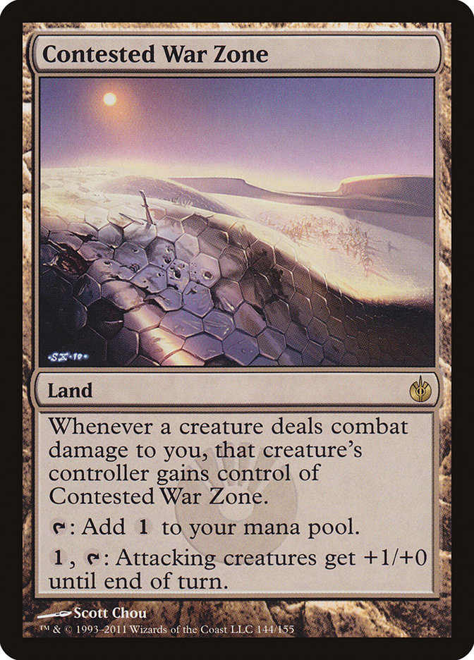 Magic the Gathering Card - Contested War Zone - MTG Circle
