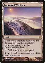 Magic the Gathering Card - Contested War Zone - MTG Circle