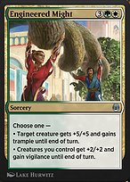Magic the Gathering Card - Engineered Might - MTG Circle