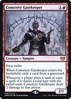 Magic the Gathering Card - Cemetery Gatekeeper - MTG Circle