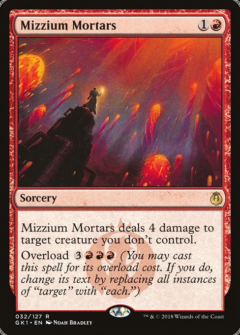 Magic the Gathering Card - Mizzium Mortars - MTG Circle