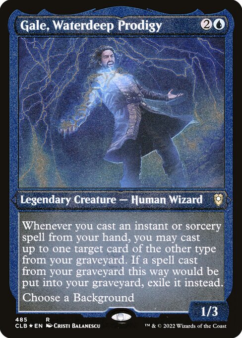 Magic the Gathering Card - Gale, Waterdeep Prodigy - MTG Circle