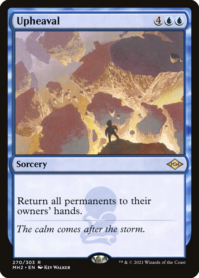 Magic the Gathering Card - Upheaval - MTG Circle