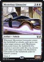 Magic the Gathering Card - Mysterious Limousine - MTG Circle