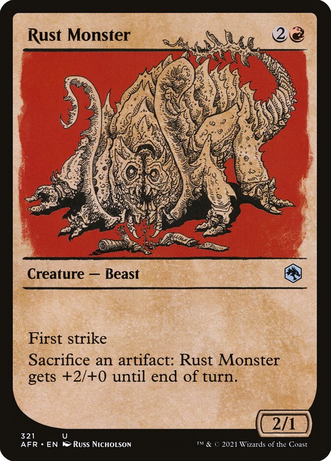 Magic the Gathering Card - Rust Monster - MTG Circle