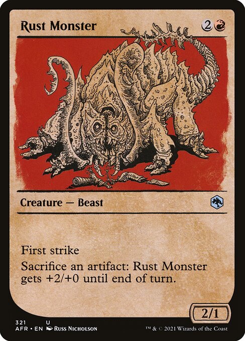 Magic the Gathering Card - Rust Monster - MTG Circle