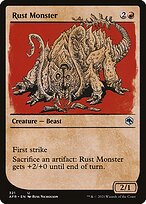 Magic the Gathering Card - Rust Monster - MTG Circle