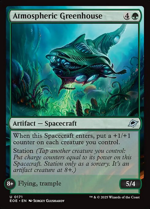 Magic the Gathering Card - Atmospheric Greenhouse - MTG Circle