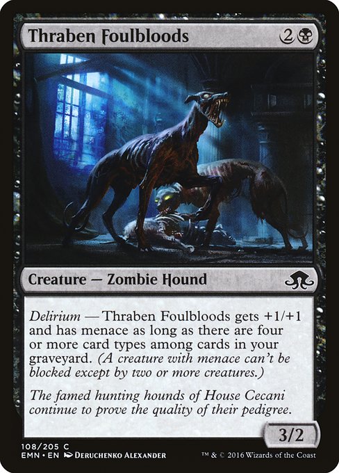 Magic the Gathering Card - Thraben Foulbloods - MTG Circle