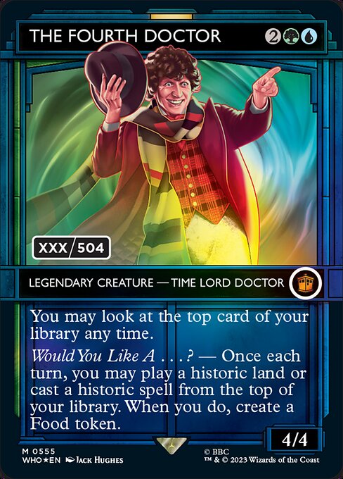 Magic the Gathering Card - The Fourth Doctor - MTG Circle