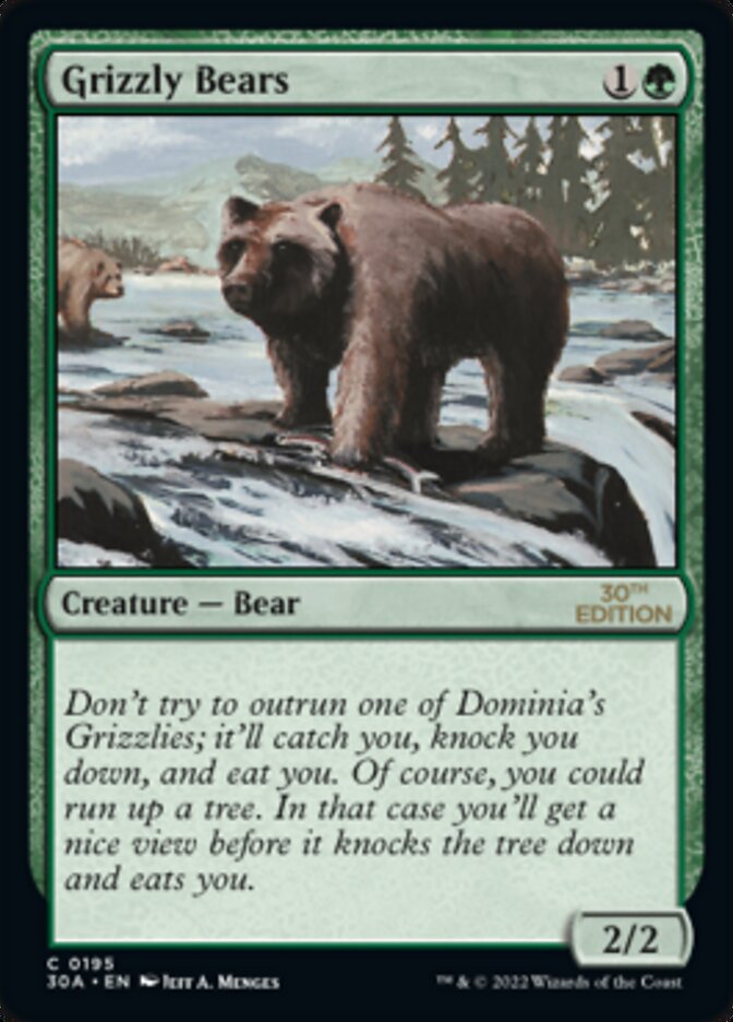 Magic the Gathering Card - Grizzly Bears - MTG Circle