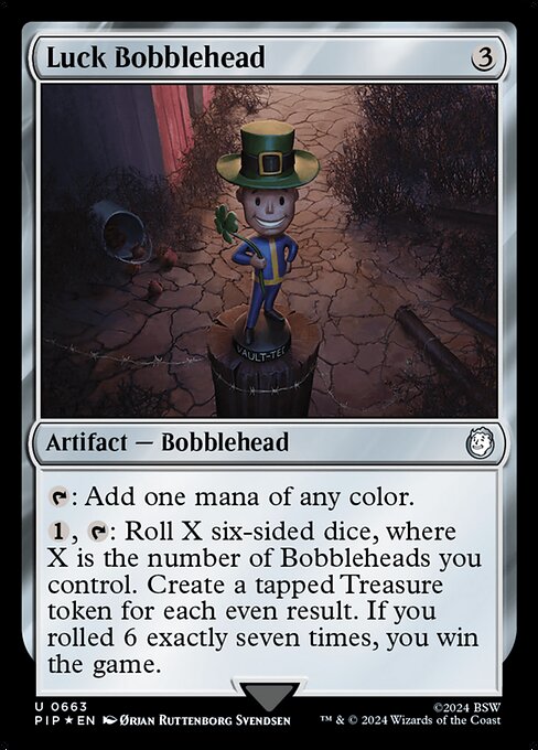 Magic the Gathering Card - Luck Bobblehead - MTG Circle
