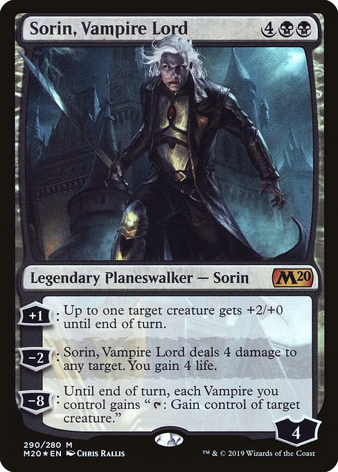 Magic the Gathering Card - Sorin, Vampire Lord - MTG Circle