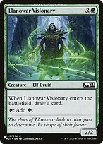 Magic the Gathering Card - Llanowar Visionary - MTG Circle