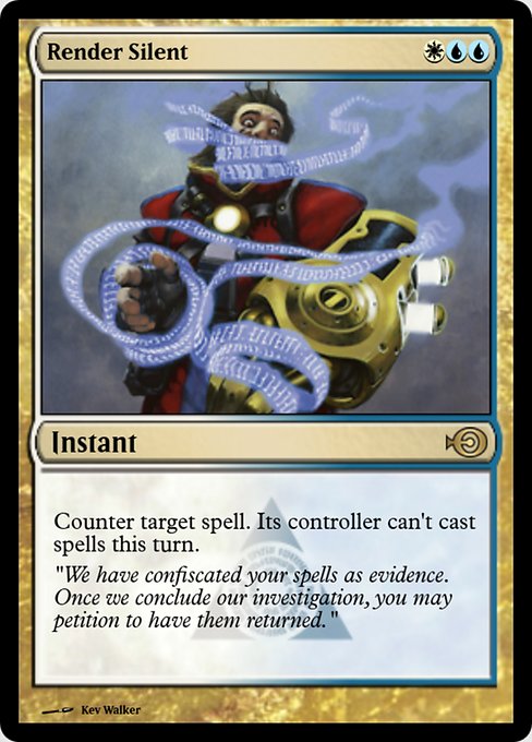 Magic the Gathering Card - Render Silent - MTG Circle