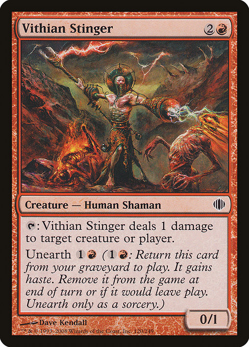 Magic the Gathering Card - Vithian Stinger - MTG Circle