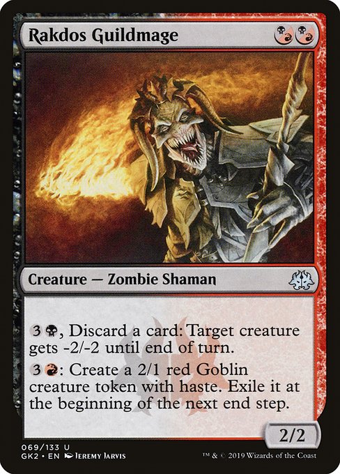 Magic the Gathering Card - Rakdos Guildmage - MTG Circle