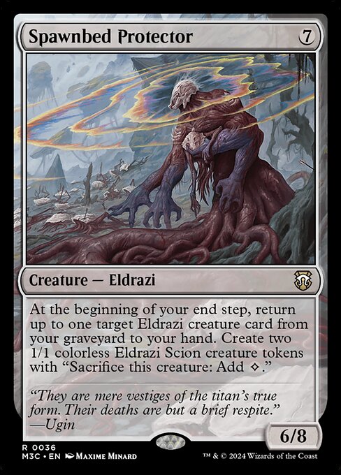 Magic the Gathering Card - Spawnbed Protector - MTG Circle