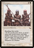 Magic the Gathering Card - Pikemen - MTG Circle