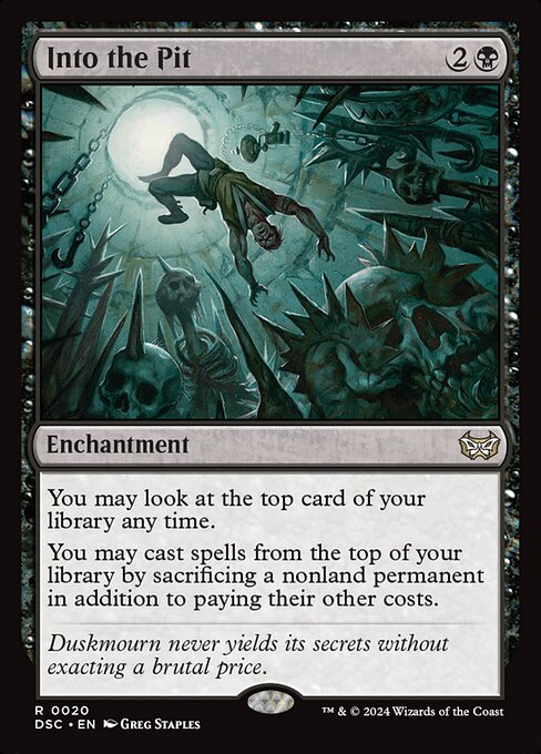 Magic the Gathering Card - Into the Pit - MTG Circle