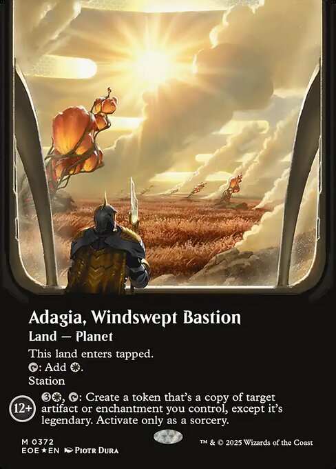 Magic the Gathering Card - Adagia, Windswept Bastion - MTG Circle