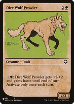 Magic the Gathering Card - Dire Wolf Prowler - MTG Circle