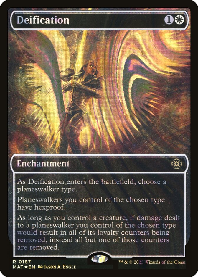 Magic the Gathering Card - Deification - MTG Circle