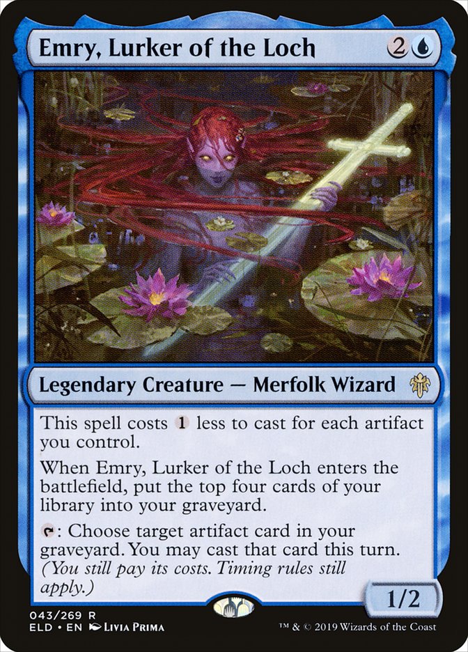 Magic the Gathering Card - Emry, Lurker of the Loch - MTG Circle