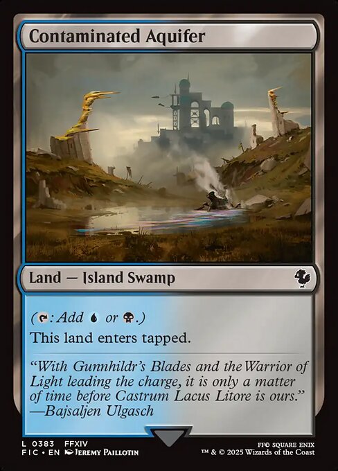 Magic the Gathering Card - Contaminated Aquifer - MTG Circle