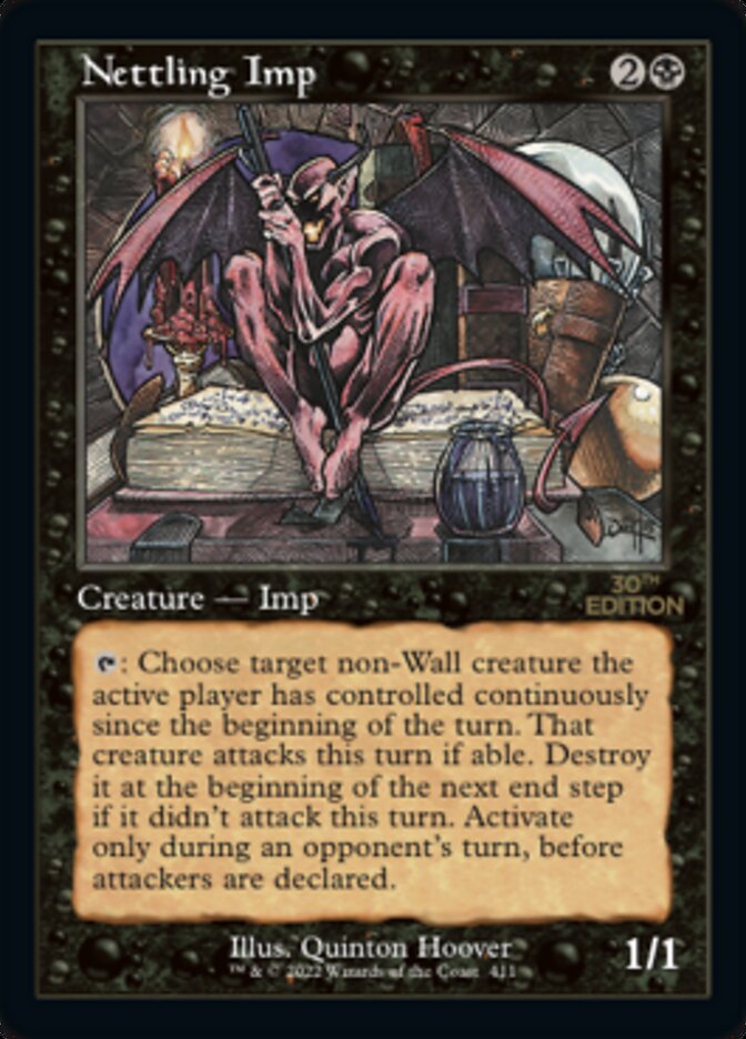 Magic the Gathering Card - Nettling Imp - MTG Circle