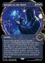 Magic the Gathering Card - Intrude on the Mind - MTG Circle