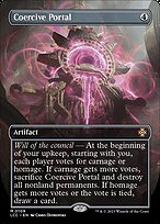 Magic the Gathering Card - Coercive Portal - MTG Circle