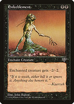 Magic the Gathering Card - Enfeeblement - MTG Circle
