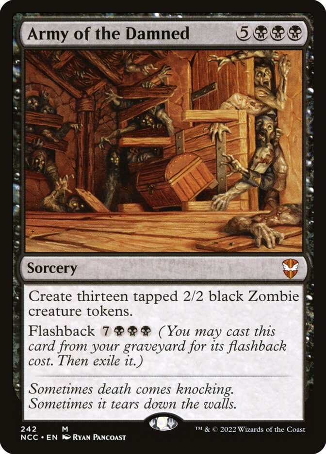 Magic the Gathering Card - Army of the Damned - MTG Circle