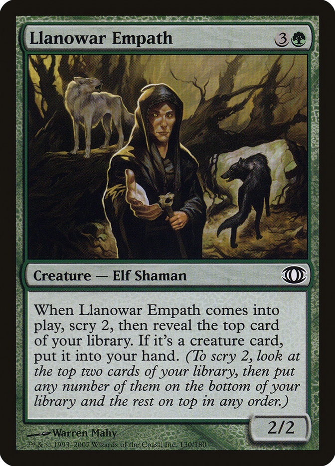 Magic the Gathering Card - Llanowar Empath - MTG Circle