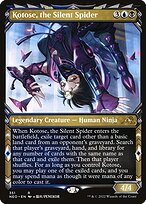 Magic the Gathering Card - Kotose, the Silent Spider - MTG Circle