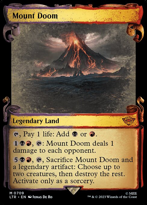 Magic the Gathering Card - Mount Doom - MTG Circle