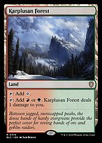 Magic the Gathering Card - Karplusan Forest - MTG Circle