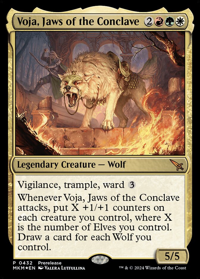 Magic the Gathering Card - Voja, Jaws of the Conclave - MTG Circle