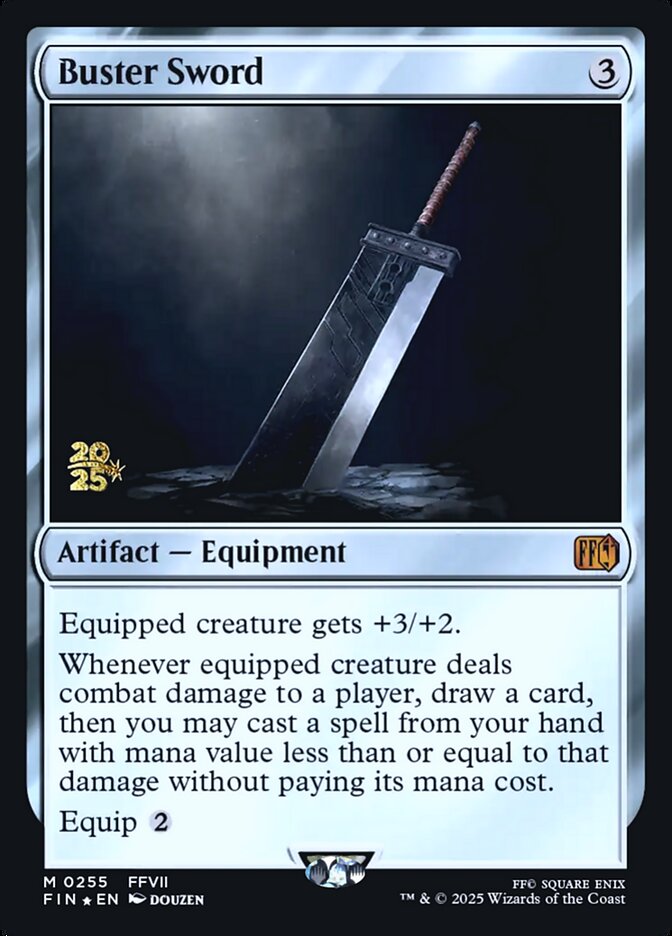 Magic the Gathering Card - Buster Sword - MTG Circle