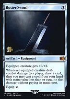 Magic the Gathering Card - Buster Sword - MTG Circle