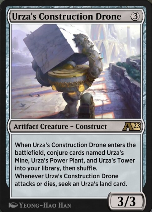 Magic the Gathering Card - Urza's Construction Drone - MTG Circle