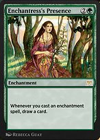 Magic the Gathering Card - Enchantress's Presence - MTG Circle