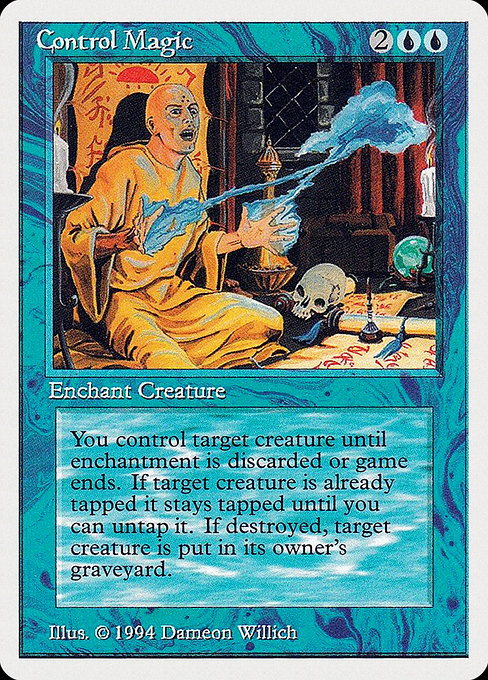 Magic the Gathering Card - Control Magic - MTG Circle