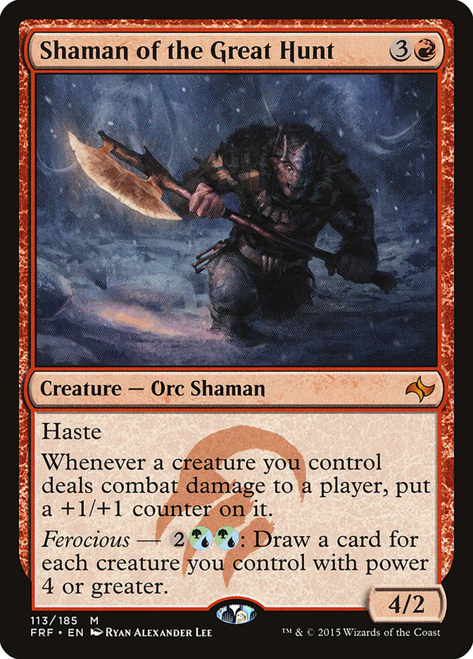 Magic the Gathering Card - Shaman of the Great Hunt - MTG Circle