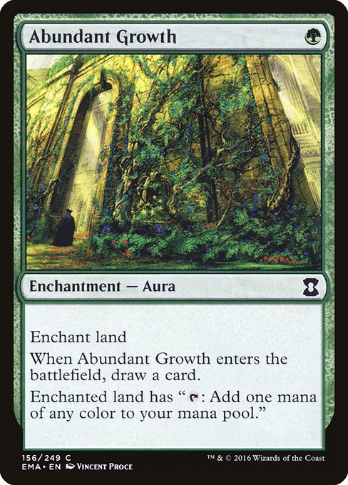 Magic the Gathering Card - Abundant Growth - MTG Circle