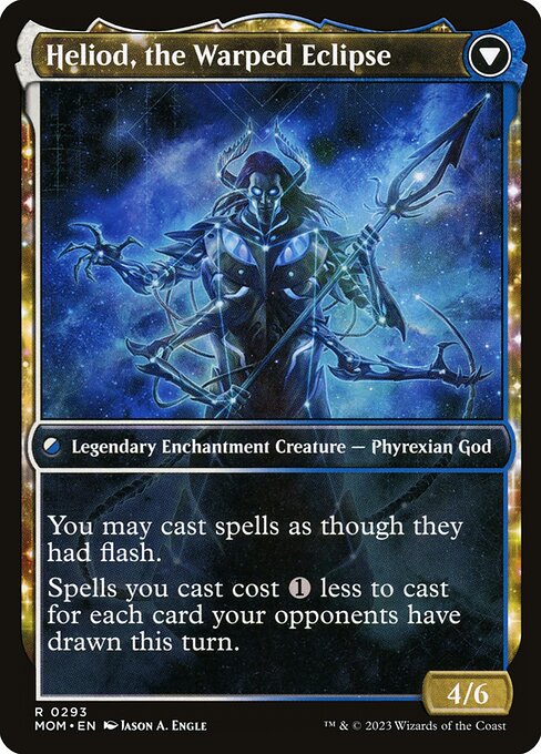 Magic the Gathering Card - Heliod, the Warped Eclipse - MTG Circle