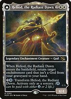 Magic the Gathering Card - Heliod, the Radiant Dawn // Heliod, the Warped Eclipse - MTG Circle