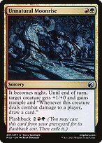 Magic the Gathering Card - Unnatural Moonrise - MTG Circle