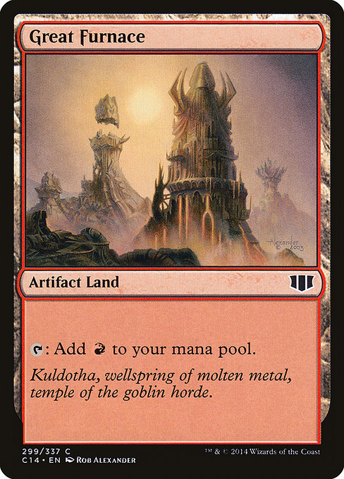 Magic the Gathering Card - Great Furnace - MTG Circle